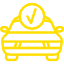 Geprüftes-Auto-Icon-Gelb
